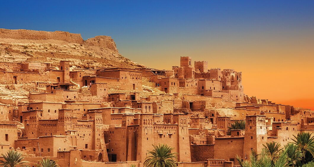The fortified mud-brick ksar of Aït Ben Haddou